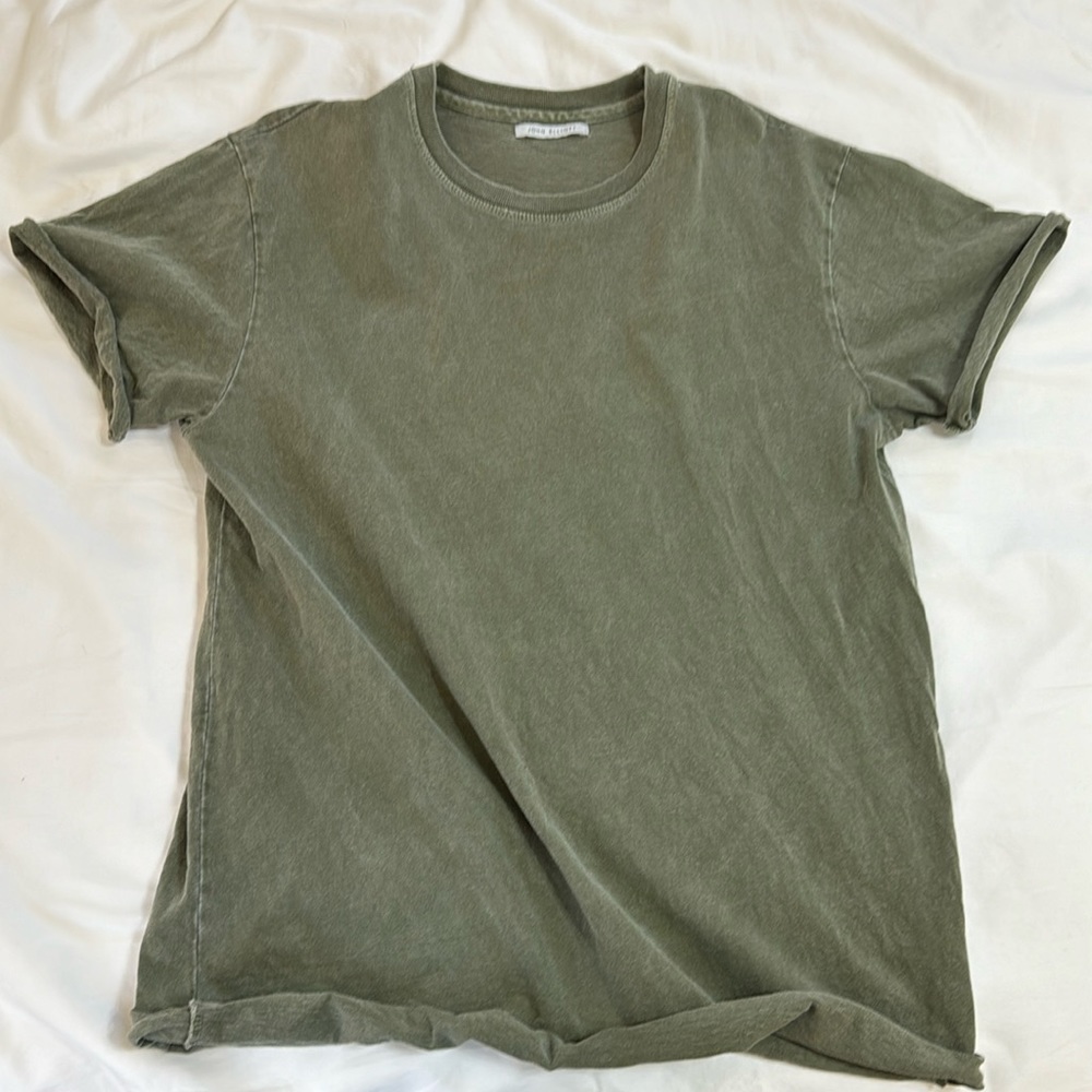 Men’s JOHN ELLIOT washed green T-Shirt
